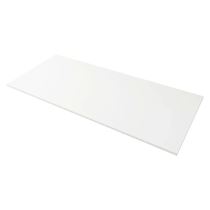 Baden Haus Bellagio Ablage Waschtisch - 46 x 71 cm, Mineralwerkstoff, Weiß