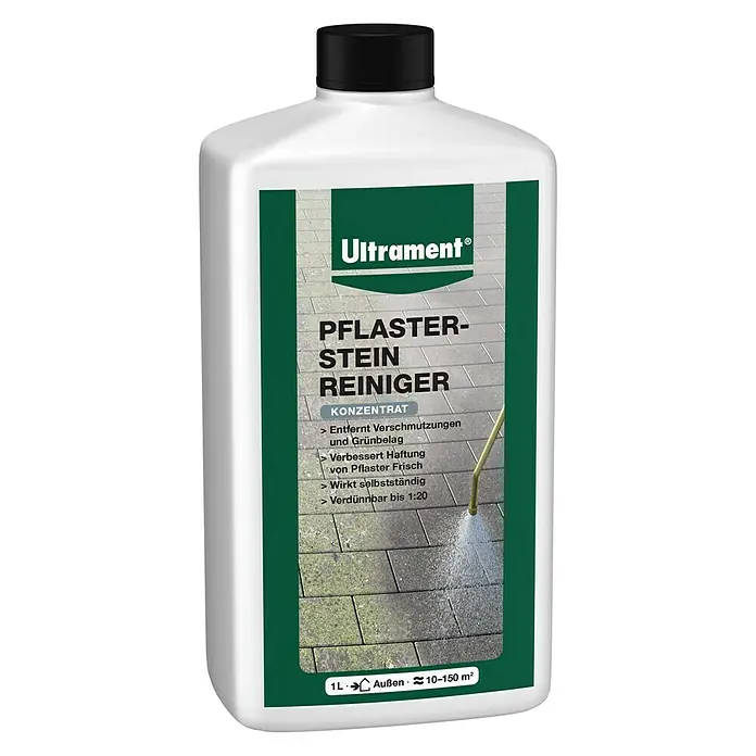 Ultrament Reinigungsmittel Pflaster-Steinreiniger - 1 l - Rechte Seitenansicht