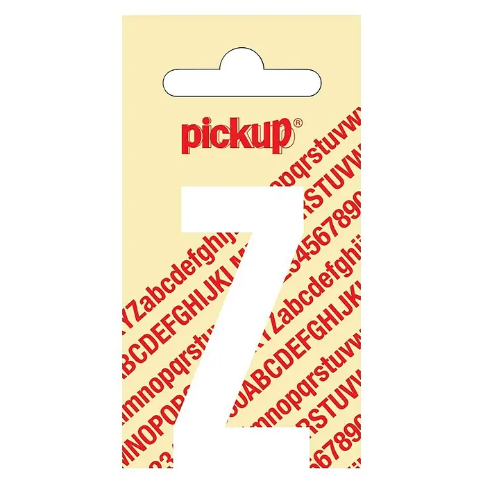 Pickup Aufkleber - Motiv: Z, Weiß, Höhe: 60 mm