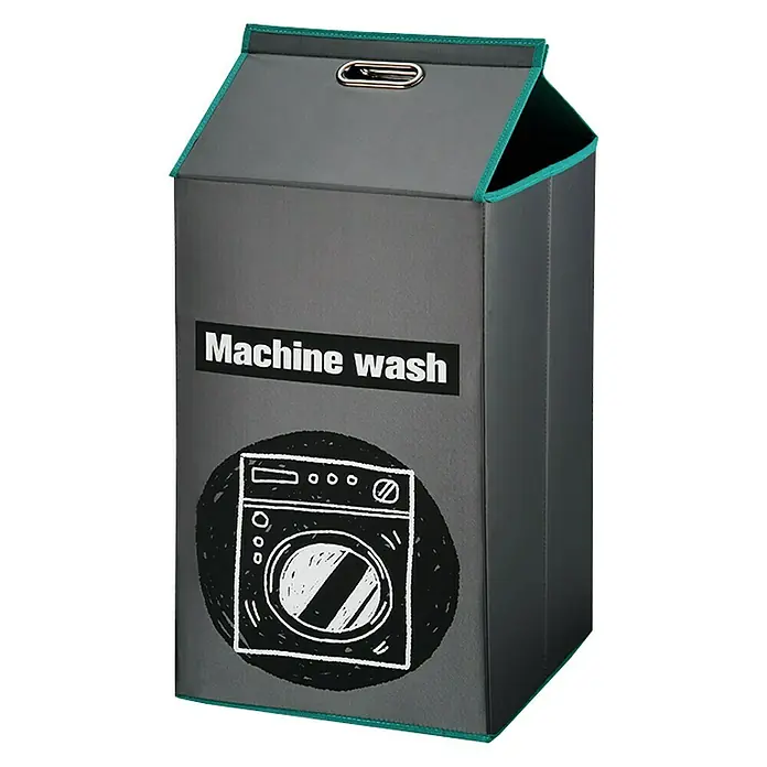 Cesta de ropa Machine wash - 32 x 32 x 80 cm, Gris