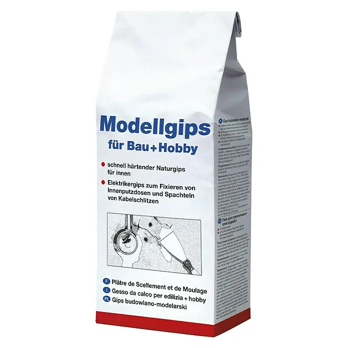 Modellgips - 1,5 kg, Schnellhärtend - Vorderansicht