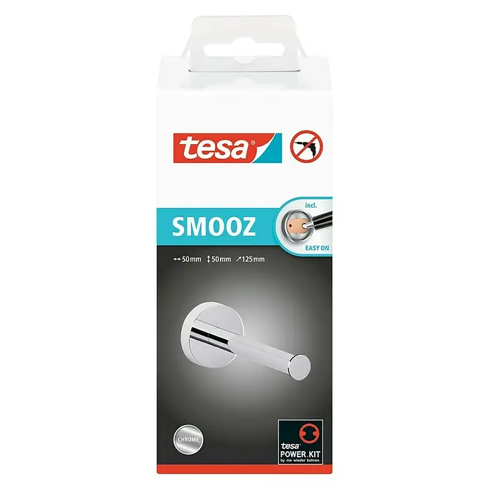 Tesa Smooz Ersatzpapierrollenhalter - Chrom, Glänzend