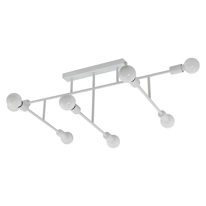 Eglo Stropna svjetiljka Belsiana - 320 W, D x Š x V: 118 x 510 x 35 cm, Bijele boje, E27 - Pogled sprijeda