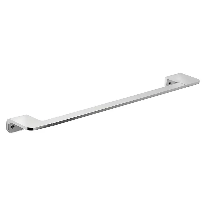 Tatay Flat Toallero - Ancho: 45 cm, Pegar o atornillar, Brillante
