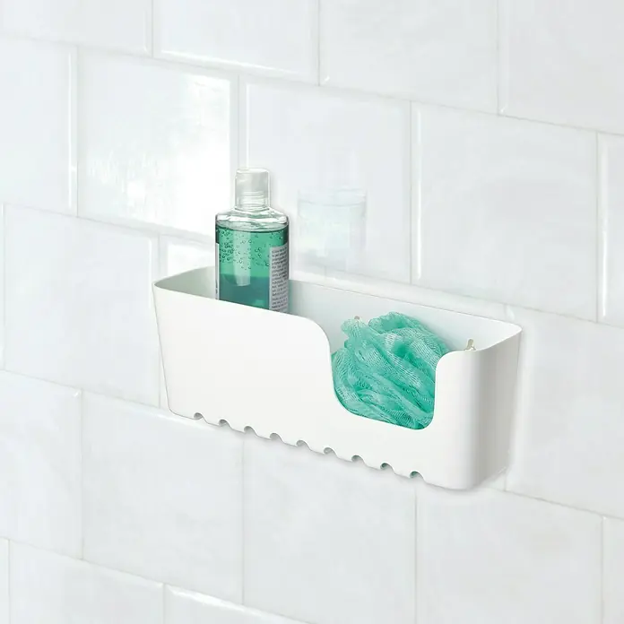 Tatay Cesta de baño Standard - 8,5 x 30 x 11 cm, Blanco