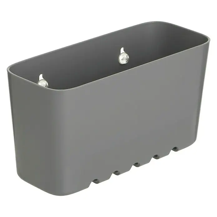 Tatay Cesta de baño Standard - 8,5 x 20 x 11 cm, Gris