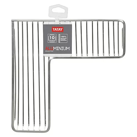 Tatay Aluminium Cesta de baño angular