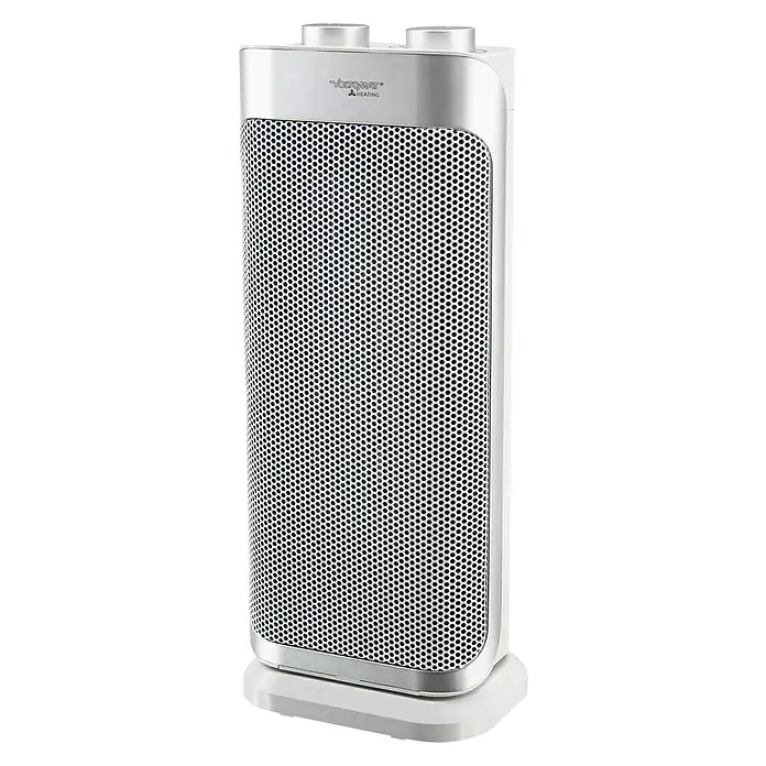 Voltomat HEATING Calefactor cerámico Torre - Gris, 1.000/2.000 W