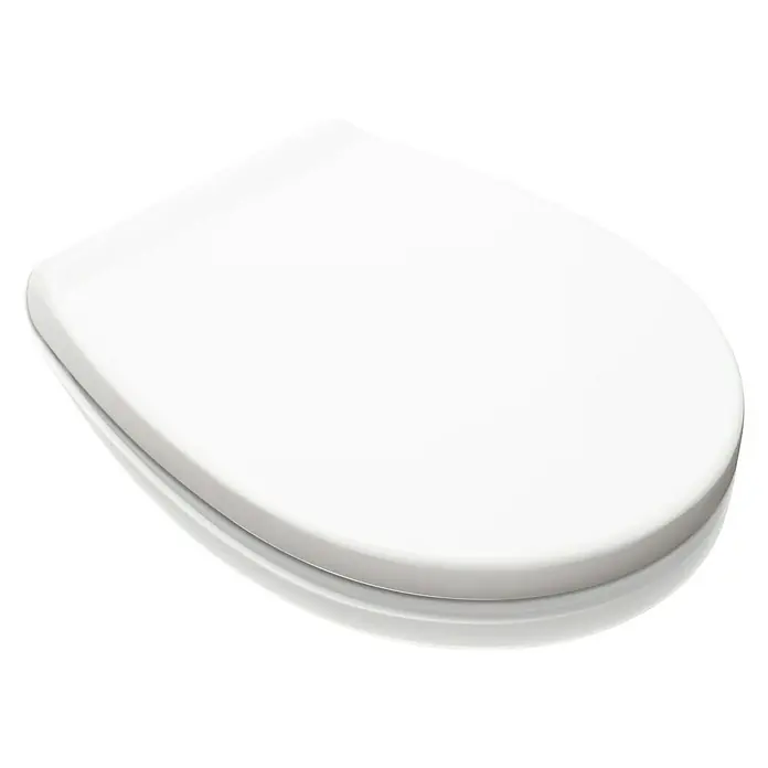 Tatay Tapa de WC Optima - Con caída amortiguada, Plástico, Blanco