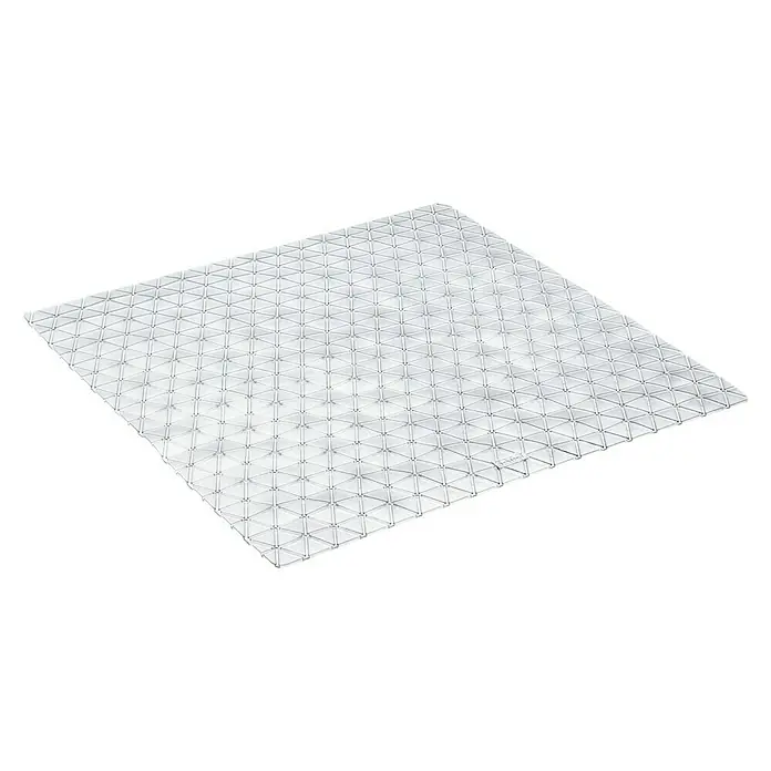 Tatay Alfombra antideslizante para ducha Diamond - 54 x 54 cm, PVC, Translúcido