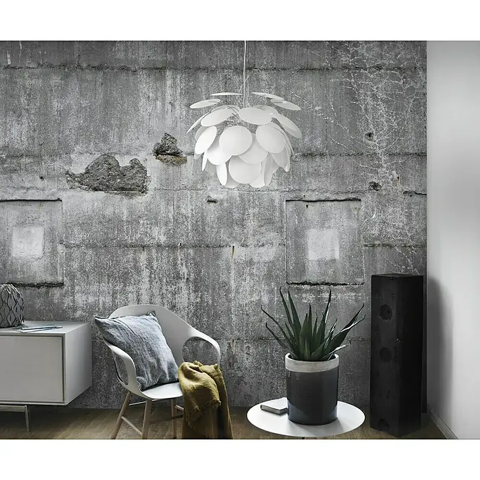 Rasch Fototapete Betonoptik - B x H: 300 x 372 cm, Vlies