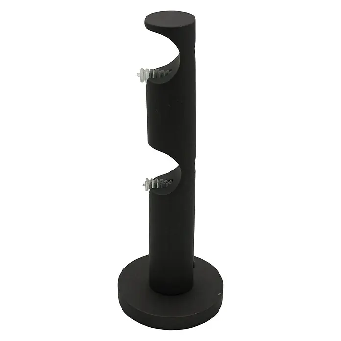 Expo Ambiente Dubbele steun Function - Iron look-brush, Geschikt voor: Gordijnroedes Ø 20 mm, Lengte: 13,1 cm - Vooraanzicht
