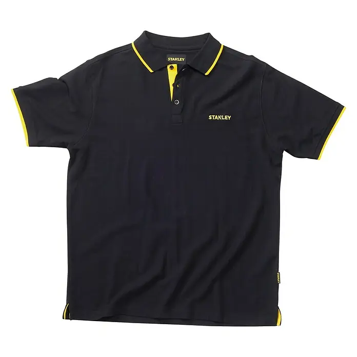 Stanley Polo de piqué Texas - XXL, Negro