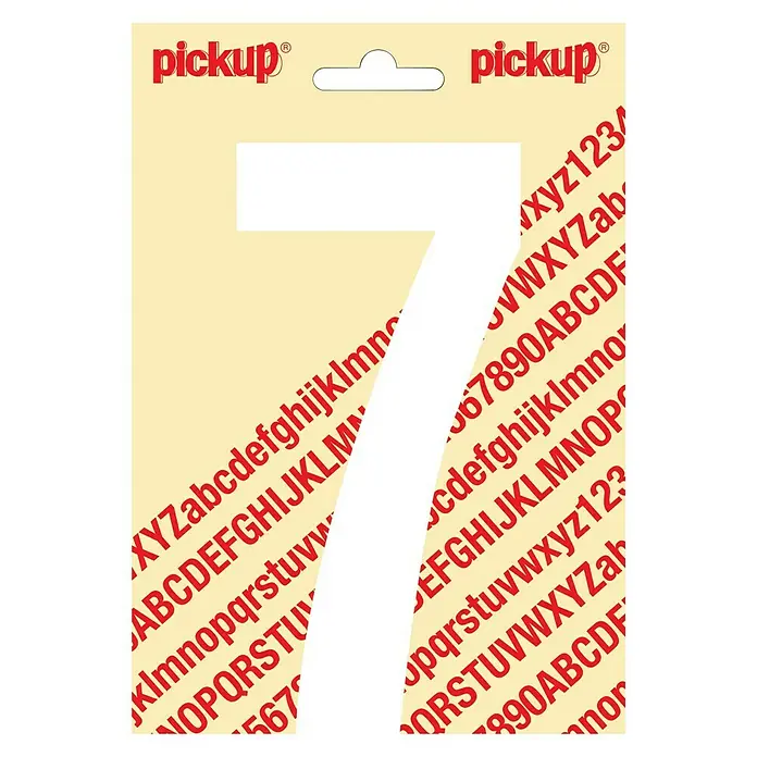 Pickup Naljepnica - Motiv: 7, Bijele boje, Visina: 150 mm