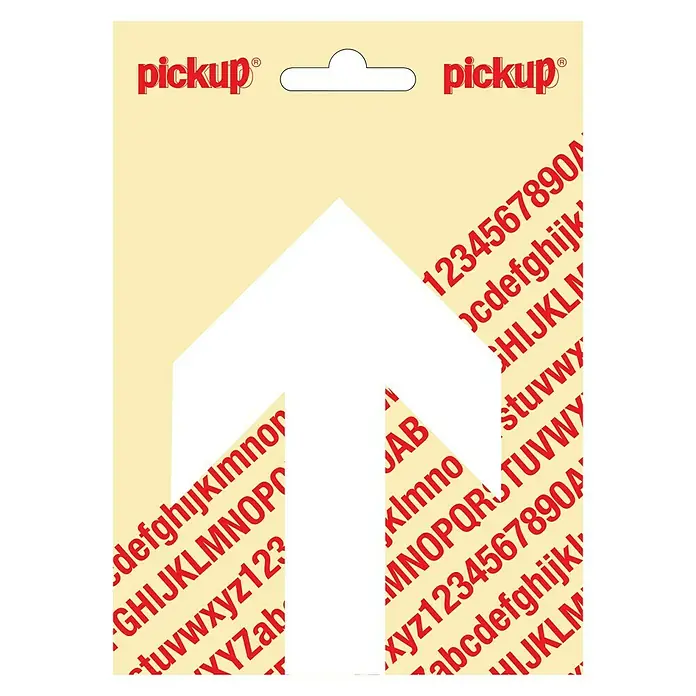 Pickup Naljepnica - Motiv: Strelica, Bijele boje