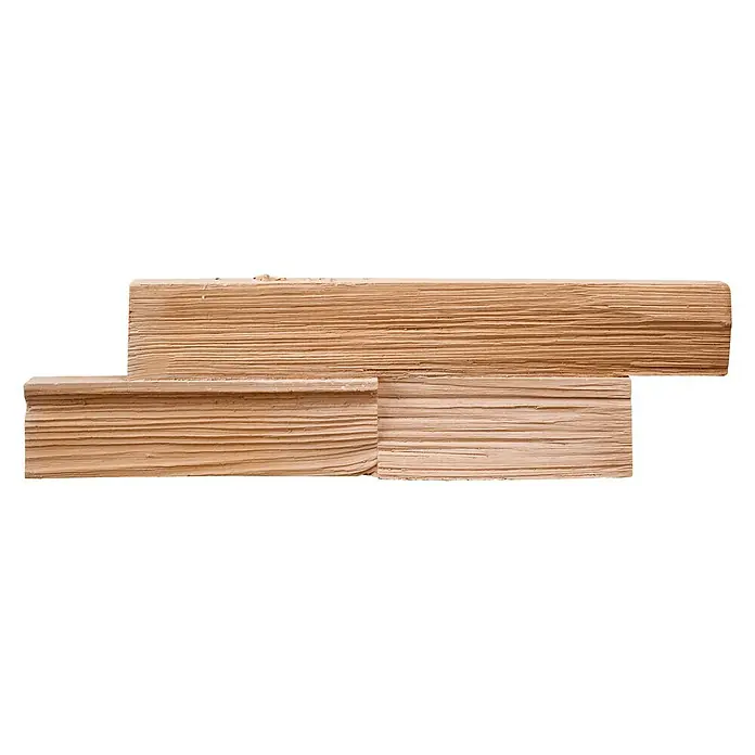 Dominart Verblendstein Pinestripe - 39,2 x 11,2 cm, Braun/Beige, Holzoptik