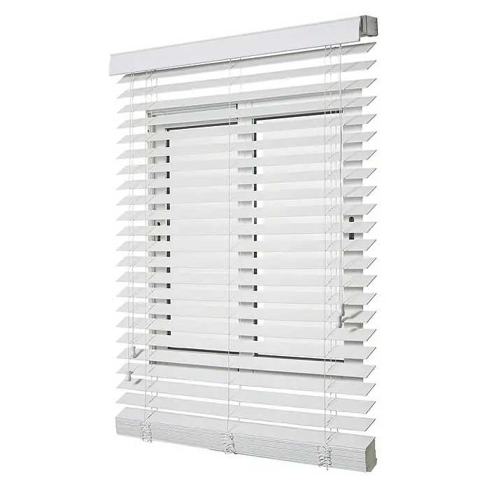 Persiana para claraboya tipo madera - Color: Blanco, Manual, An x Al: 120 x 175 cm