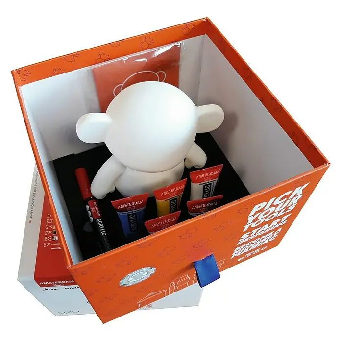 Talens Set de pinturas acrílicas Art Toy Monskey - Blanco