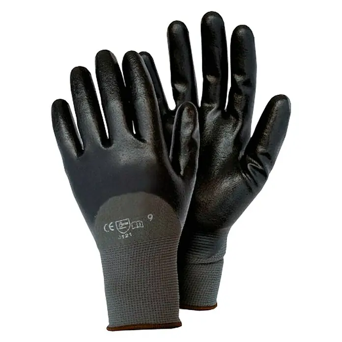 Industrial Starter Guantes de trabajo Oil Catch - Medida: 9, Negro