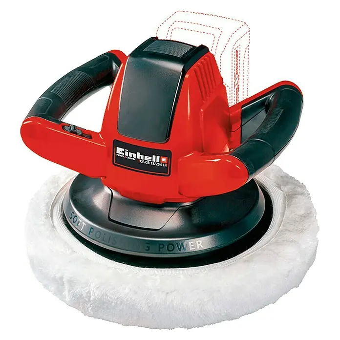 Einhell Power X-Change Akumulatorska brusilica za poliranje CE-CB 18/254 Li-Solo - 18 V, Broj okretaja: 2.500 okr/min, Bez akumulatora