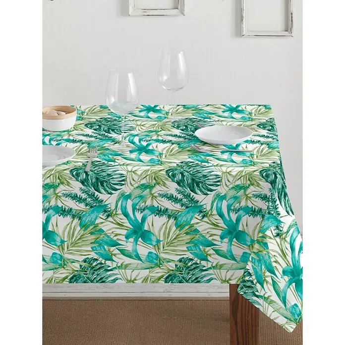 Mantel para mesa a metros Elga - 140 cm, Verde