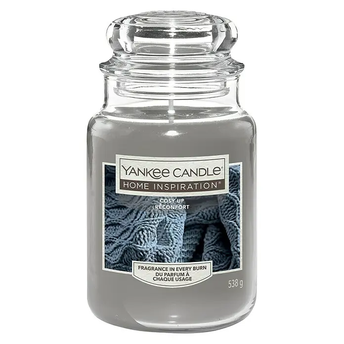 Yankee Candle Home Inspirations Duftkerze - Im Glas, Cosy Up, Large - Vorderansicht