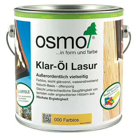 Osmo  Holzschutz Öl-Lasur Klar