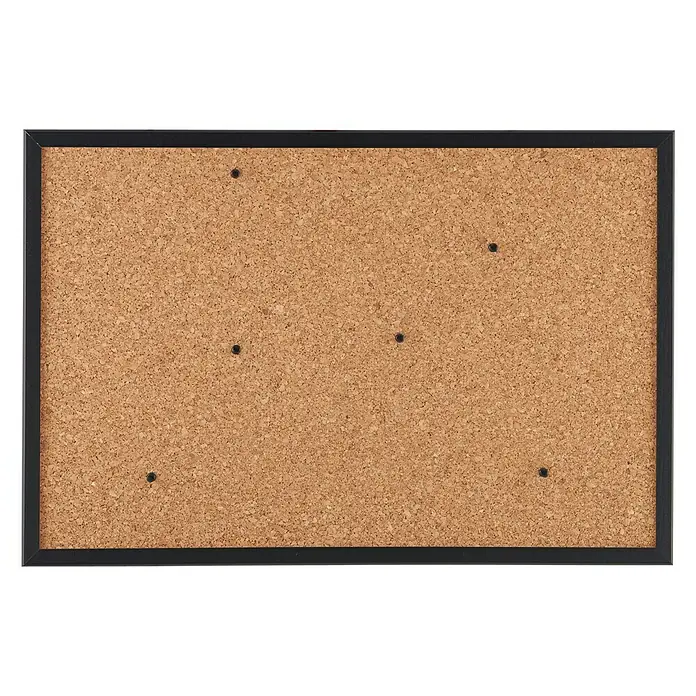 Corcho para notas Negro - 60 x 40 x 1,6 cm, Corcho