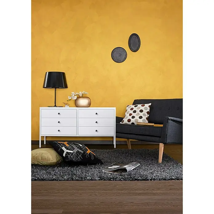 SCHÖNER WOHNEN-Farbe Trendstruktur Effektfarbe Trendstruktur - Metalloptik, Gold, 1 l, Glänzend