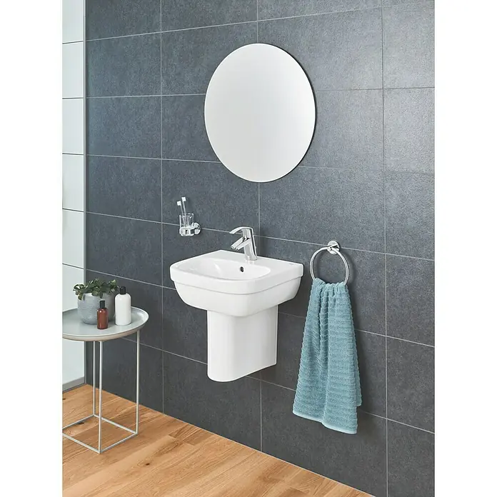 Grohe Eurosmart Waschtischarmatur S-Size - Chrom, Mit Zugstange, Energiespar-Funktion