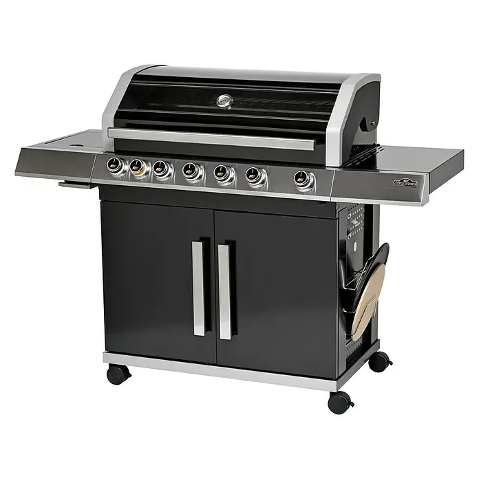 Kingstone Barbacoa de gas Cliff 650-I - Número de quemadores: 6, Superficie parrilla: 89 x 45 cm, 24,5 kW