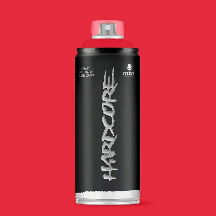 mtn Spray Hardcore - Rojo claro, 400 ml, Brillante