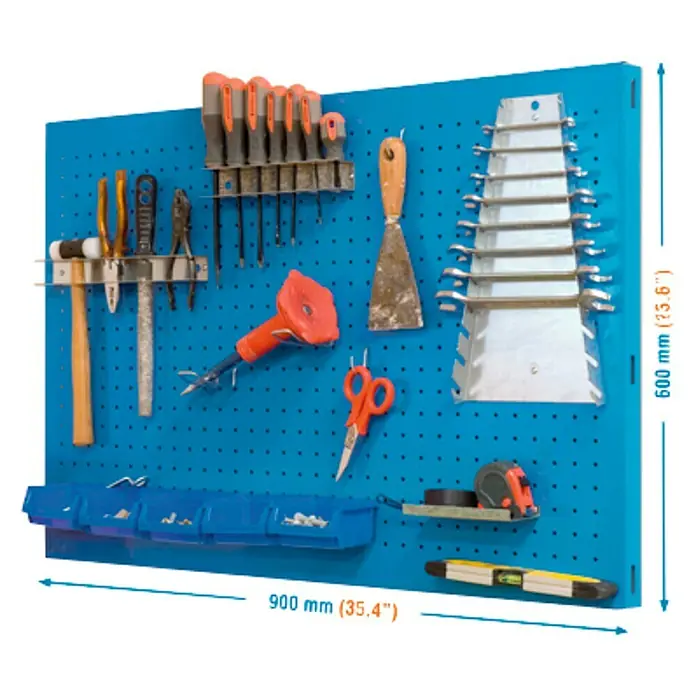 Simonrack Panelclick Lochwand - L x B: 90 x 60 cm, Blau