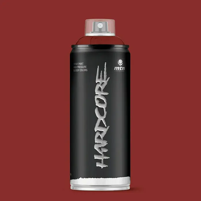 mtn Spray Hardcore - Rojo iroko, 400 ml, Brillante