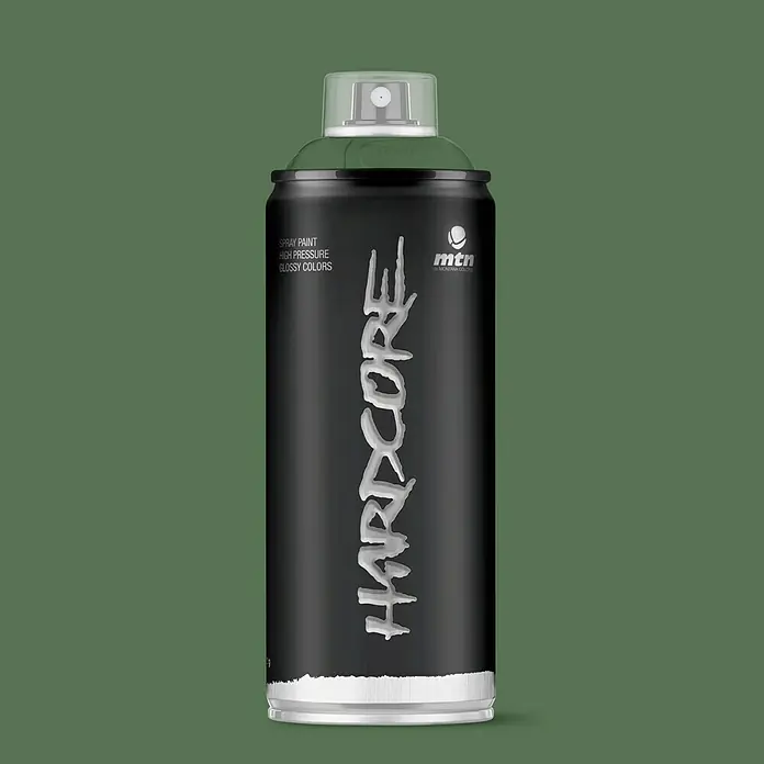 mtn Spray Hardcore - Verde Olivo, 400 ml, Brillante