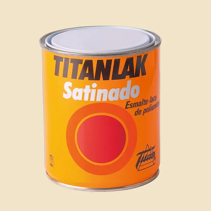 Titan Titanlak Esmalte de poliuretano - Marfil, 750 ml, Satinado