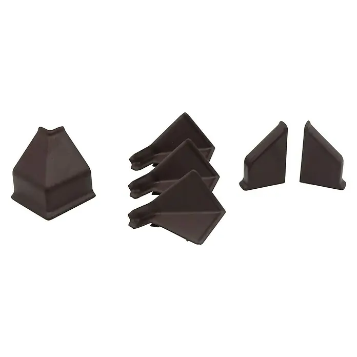 CUCINE Zubehör-Set - Schokobraun, 6 -tlg. - Vorderansicht