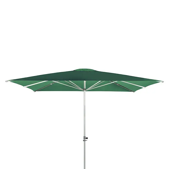 Doppler Alu Expert Sonnenschirm Teleskop - Dunkelgrün, 350 x 350 cm