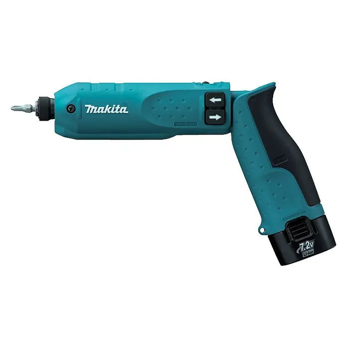 Makita Akku-Schlagschrauber TD022DSE - 7,2 V, 2 Akkus, 1,5 Ah, 0 U/min - 2.450 U/min - Vorderansicht