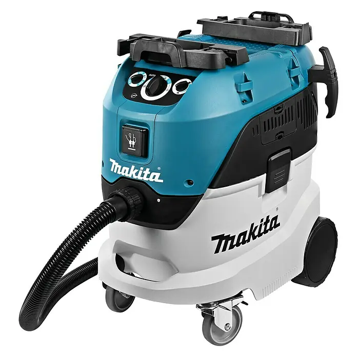 Makita Nass-Trockensauger VC4210M - 1.200 W, Behältervolumen: 42 l, Fördermenge: 4.500 l/min - Vorderansicht
