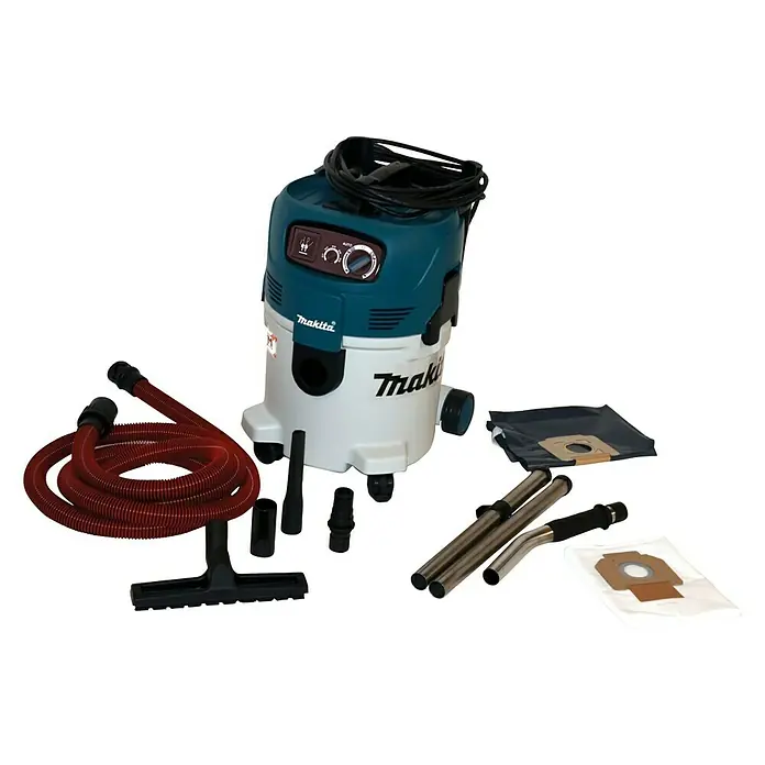 Makita Nass-Trockensauger VC3012M - 1.500 W, Behältervolumen: 30 l - Vorderansicht