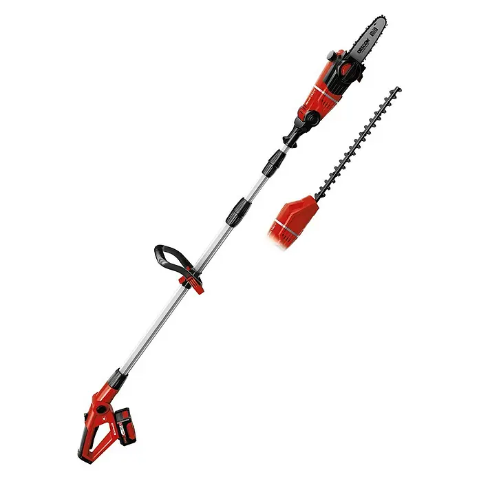 Einhell Power X-Change Akku-Multifunktionswerkzeug GE-HC 18 Li T Kit - 18 V, Li-Ionen, 3 Ah, 1 Akku, Schnittlänge: 40 cm - Linke Seitenansicht