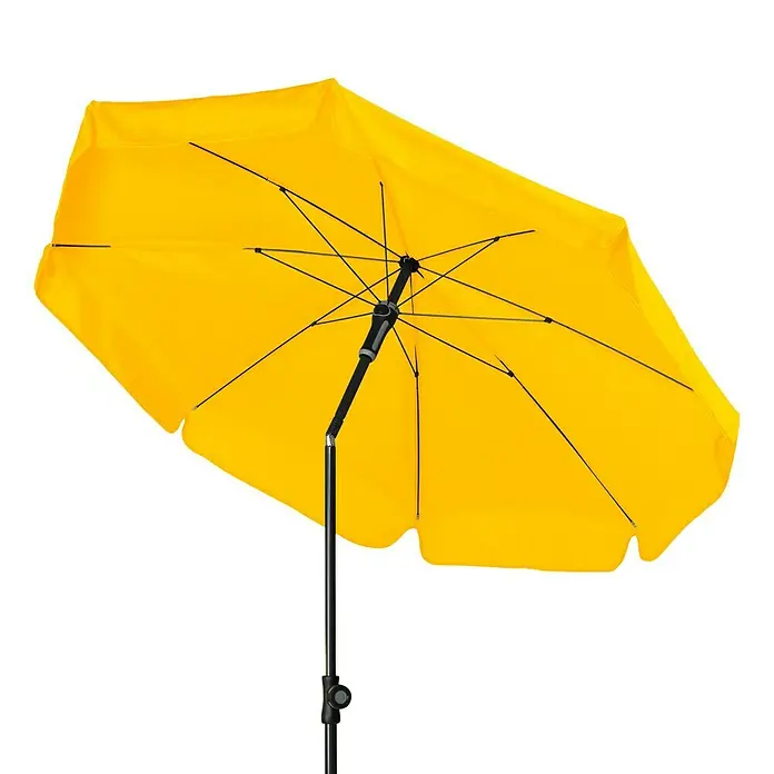 Doppler Sunline Sonnenschirm Neo - Gelb, Ø x H: 150 x 230 cm - Vorderansicht