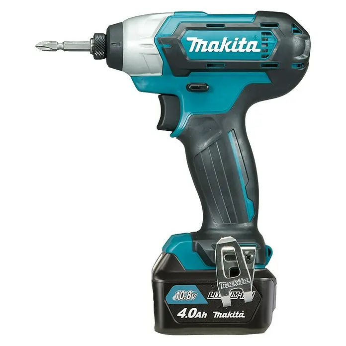 Makita Akku-Schlagschrauber TD110DSMJ - 10,8 V, 2 Akkus, 4 Ah, 0 U/min - 2.600 U/min - Vorderansicht
