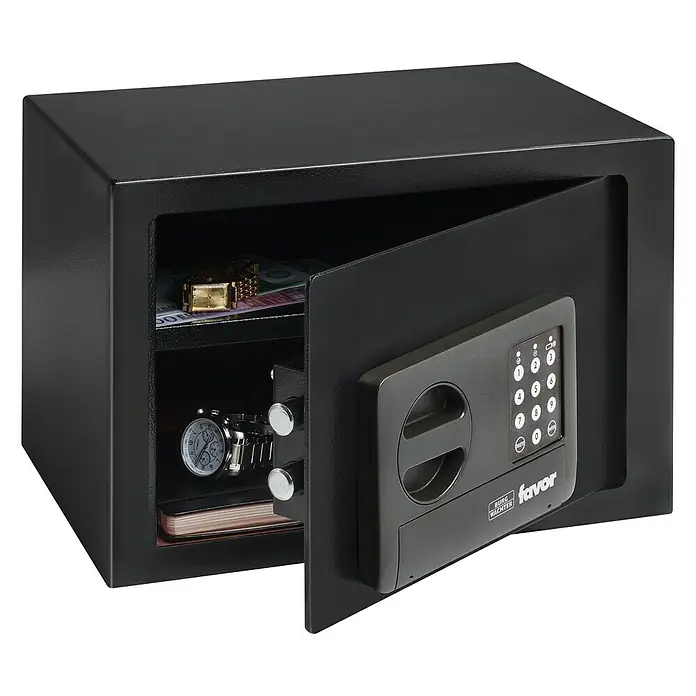 Burg-Wächter Favor Caja fuerte S5E - L x An x Al: 35 x 25 x 25 cm, Cerradura de combinación electrónica