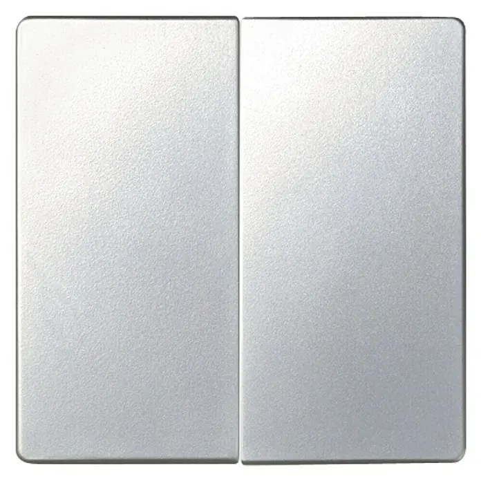Simon 82 Tapa doble para mecanismo - Gris, Plástico, En pared