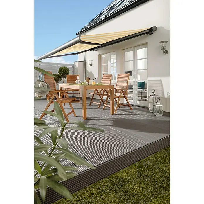 Kovalex WPC daska za terasu - 300 x 14,5 x 2,6 cm, Sivo-smeđe boje, Matirana - Živopisni prikaz