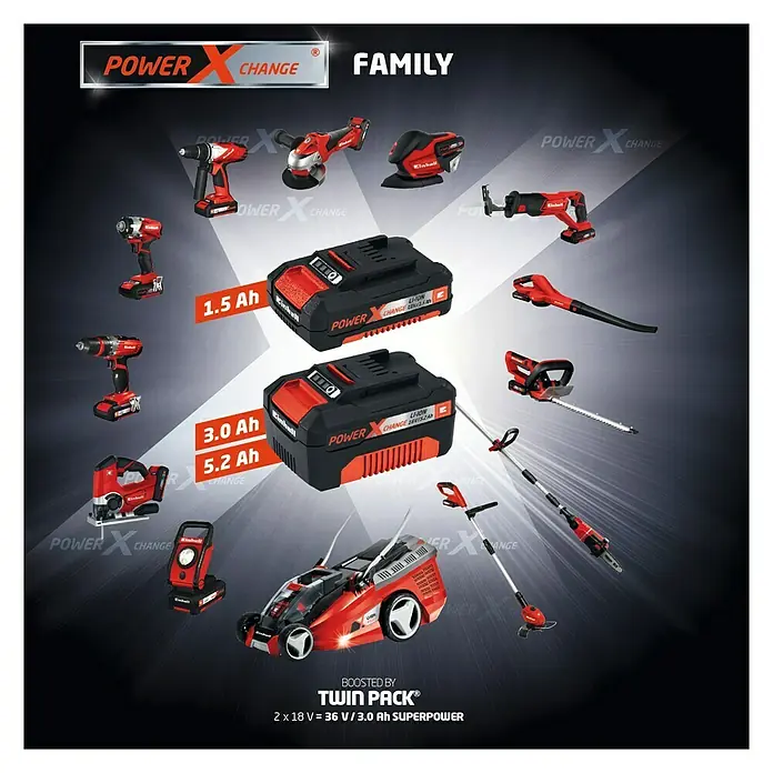 Einhell Power X-Change USB-Akku-Adapter TE-CP 18 Li - 2 USB-Anschlüsse, Passend für: Einhell Power X-Change Akkus