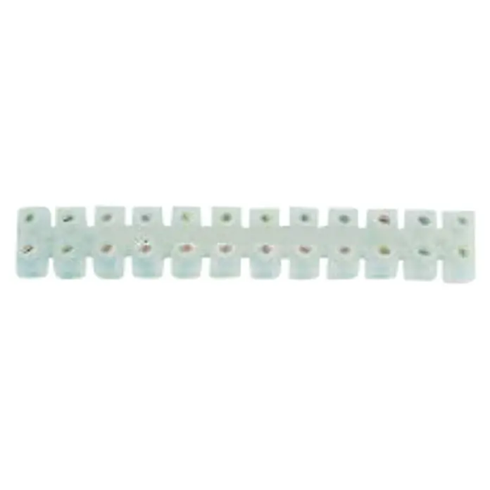Famatel Regleta de conexión - 16 mm², 12 polos, Blanco