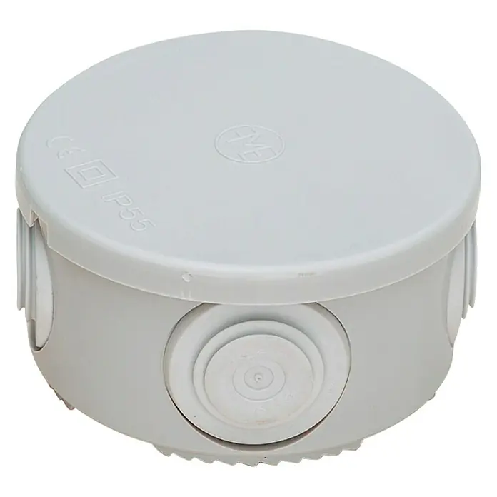 Famatel Caja de superficie redonda - L x An x Al: 70 x 70 x 36 cm, Empotrado
